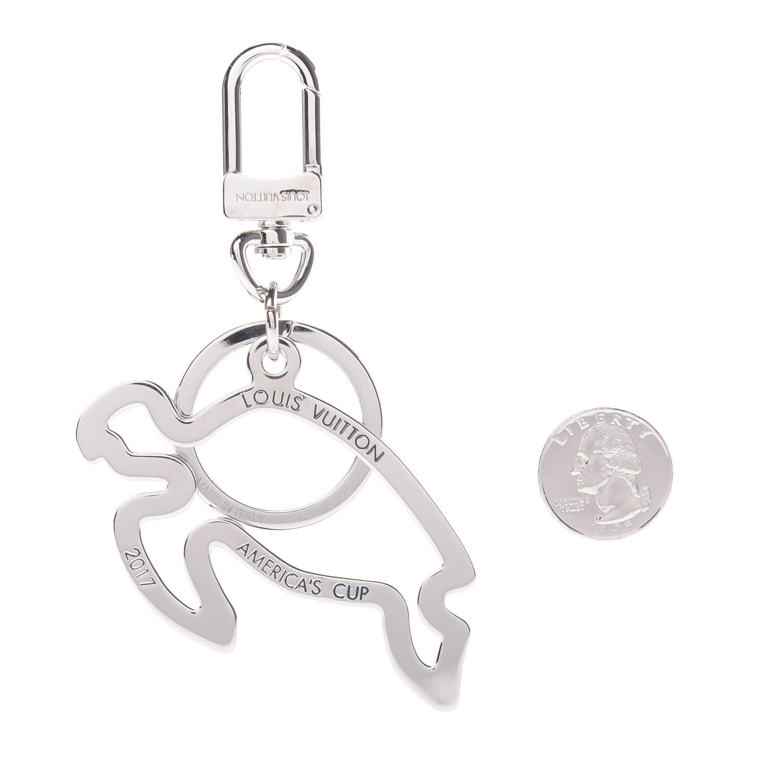 Louis Vuitton America's Cup Tropicoral Turtle Bag Charm Key Holder 2 of 4