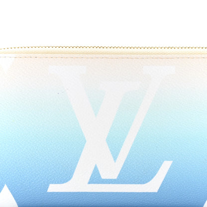 Louis Vuitton Monogram Giant By The Pool Zippy Wallet Blue 7 of 9