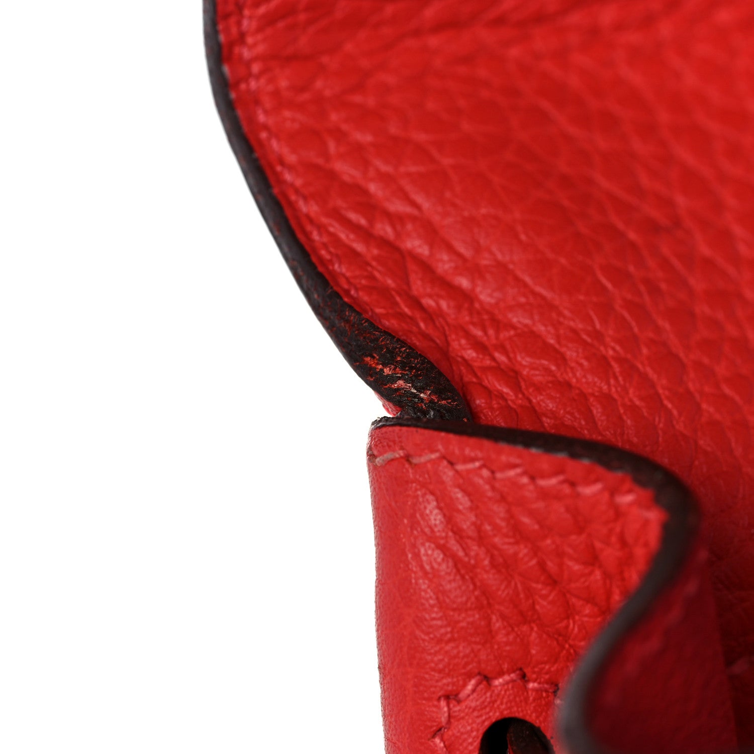 Hermes Taurillon Clemence Kelly Retourne 32 Rouge Casaque 37 of 39