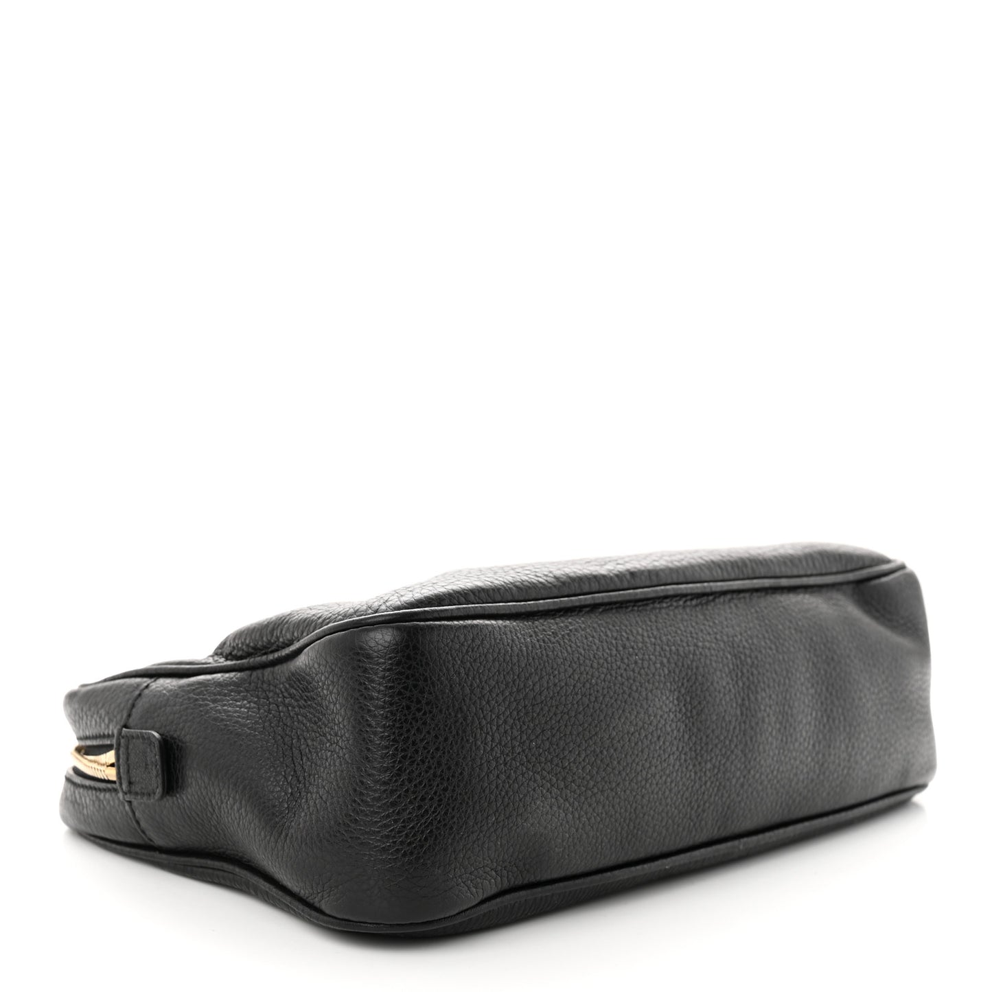 Pebbled Calfskin Small Soho Bowler Black