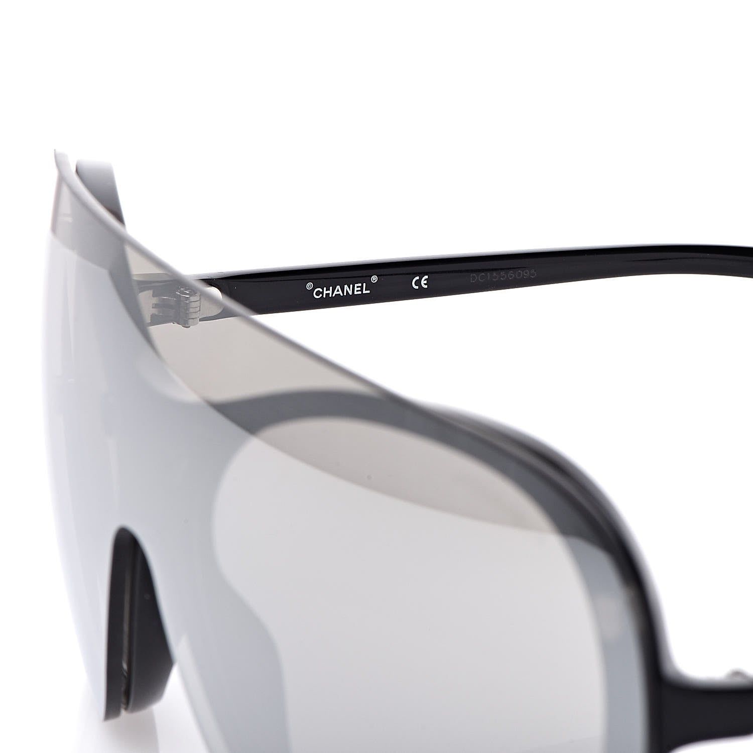 Chanel Clip On Sunglasses 71230 Mirror Grey Black 10 of 13
