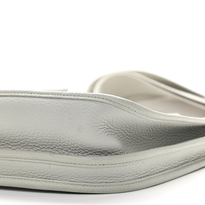 Hermes Taurillon Clemence Evelyne III PM Gris Perle 9 of 11