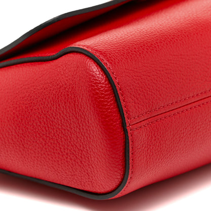 Mulberry Small Classic Grain Calfskin Medium Lily Flap Scarlet 8 of 15