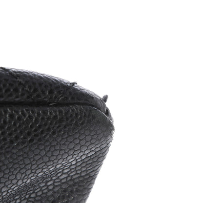 Chanel Glazed Caviar Quilted Mademoiselle Bowling Bag Black 12 of 12
