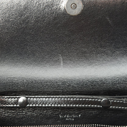 Givenchy Lambskin Emblem Chain Wallet Black 12 of 13