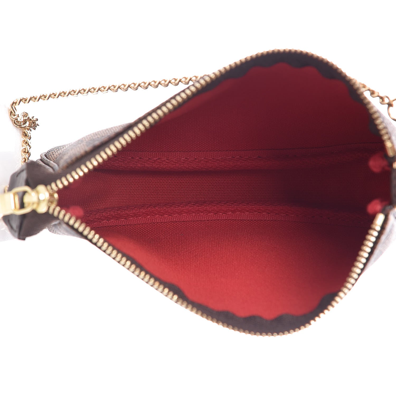 Louis Vuitton Damier Ebene Mini Pochette Accessories 5 of 9