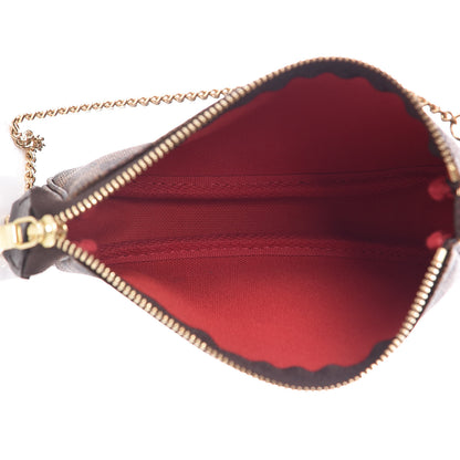 Louis Vuitton Damier Ebene Mini Pochette Accessories 5 of 9