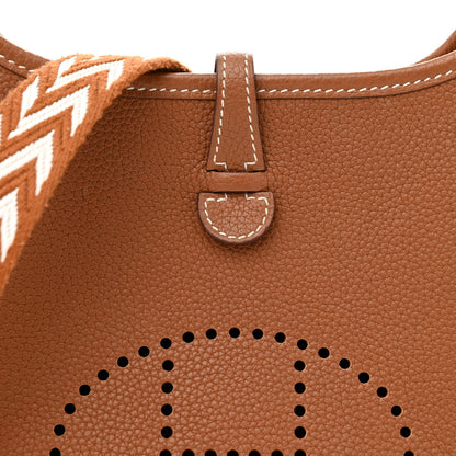 Hermes Taurillon Maurice Amazone Evelyne TPM Gold White 8 of 10