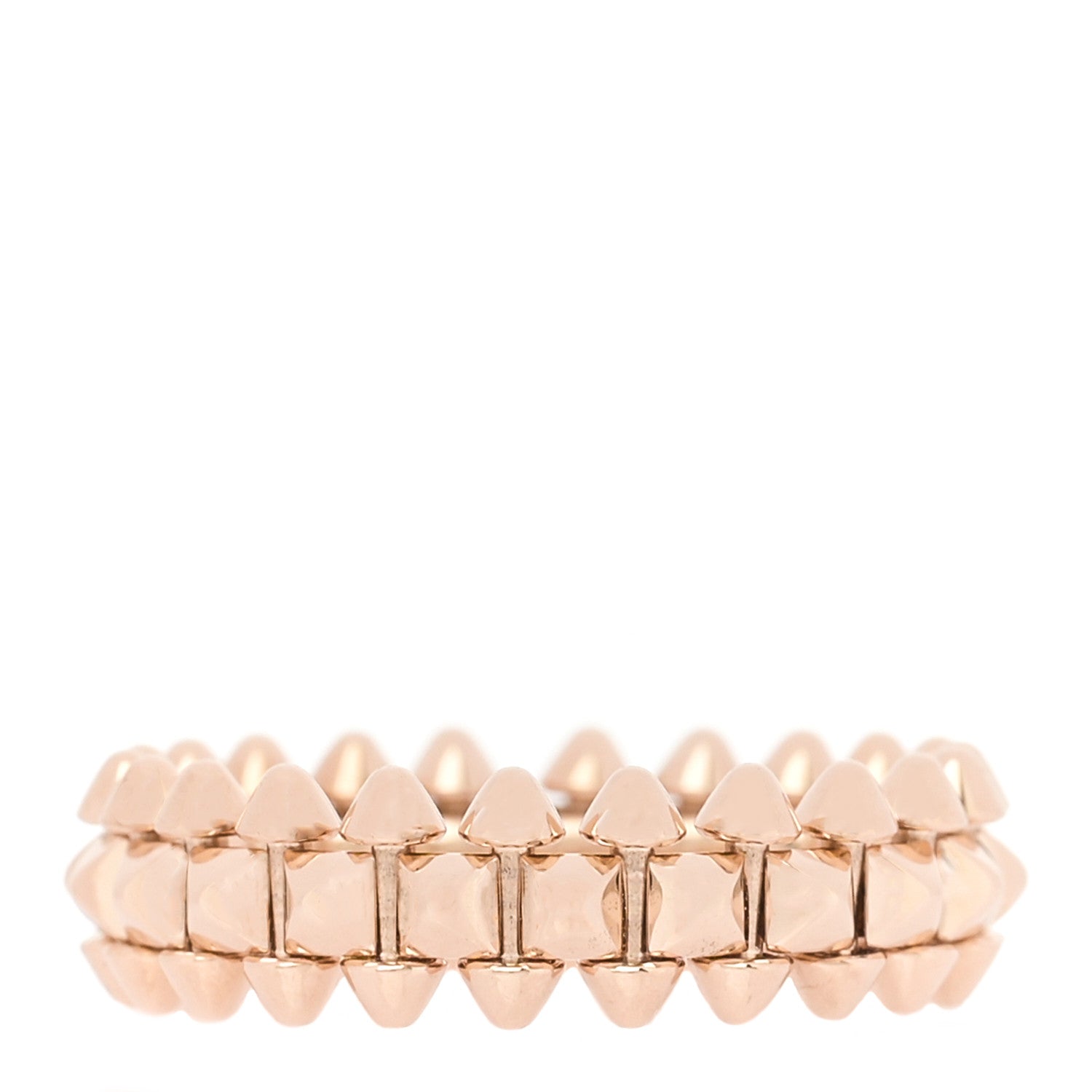 Cartier 18K Pink Gold SM Clash De Cartier Ring 52 6 3 of 5