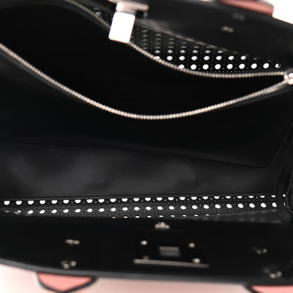 Salvatore Ferragamo Laser Cut Calfskin The Studio Bag Pink 5 of 9