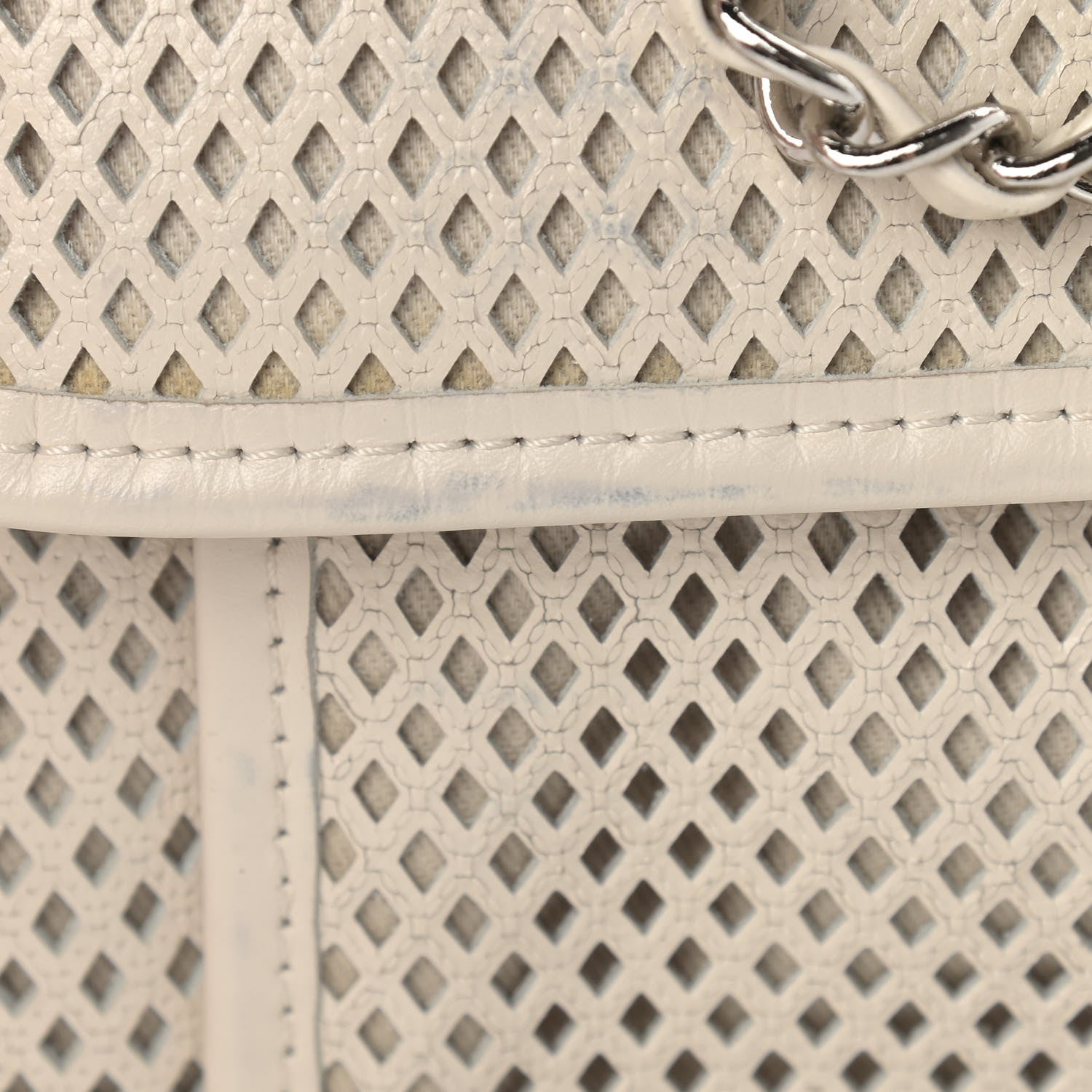 Chanel Perforated Calfskin Up In The Air Flap White 10 of 11