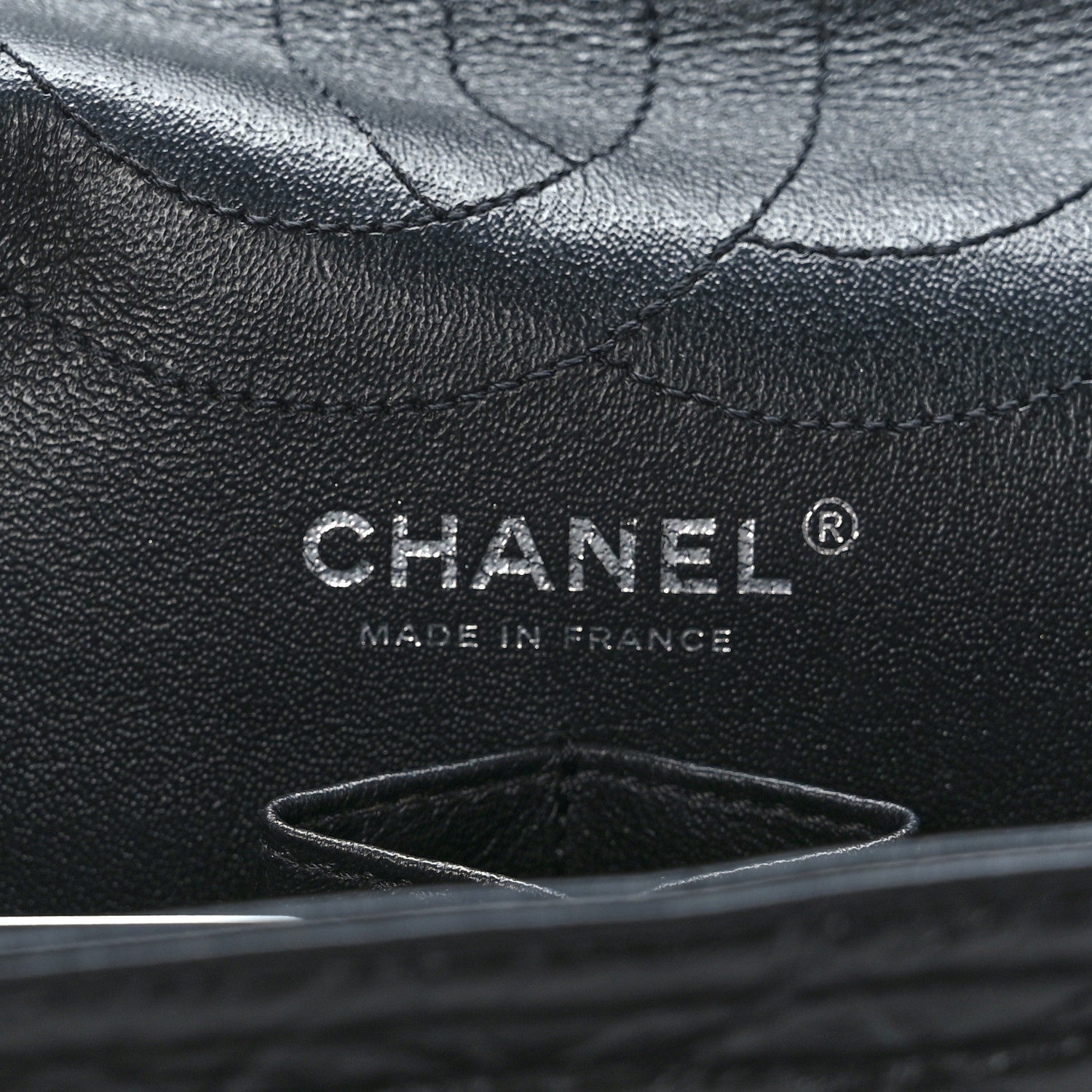 Chanel Aged Calfskin Chevron Quilted 2.55 Reissue 226 So Black 6 of 9