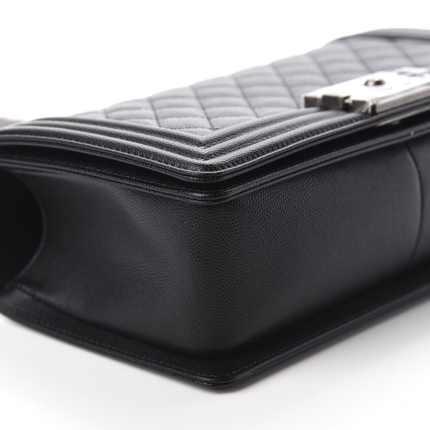 Chanel Caviar Quilted Medium Boy Flap Black 6 of 11