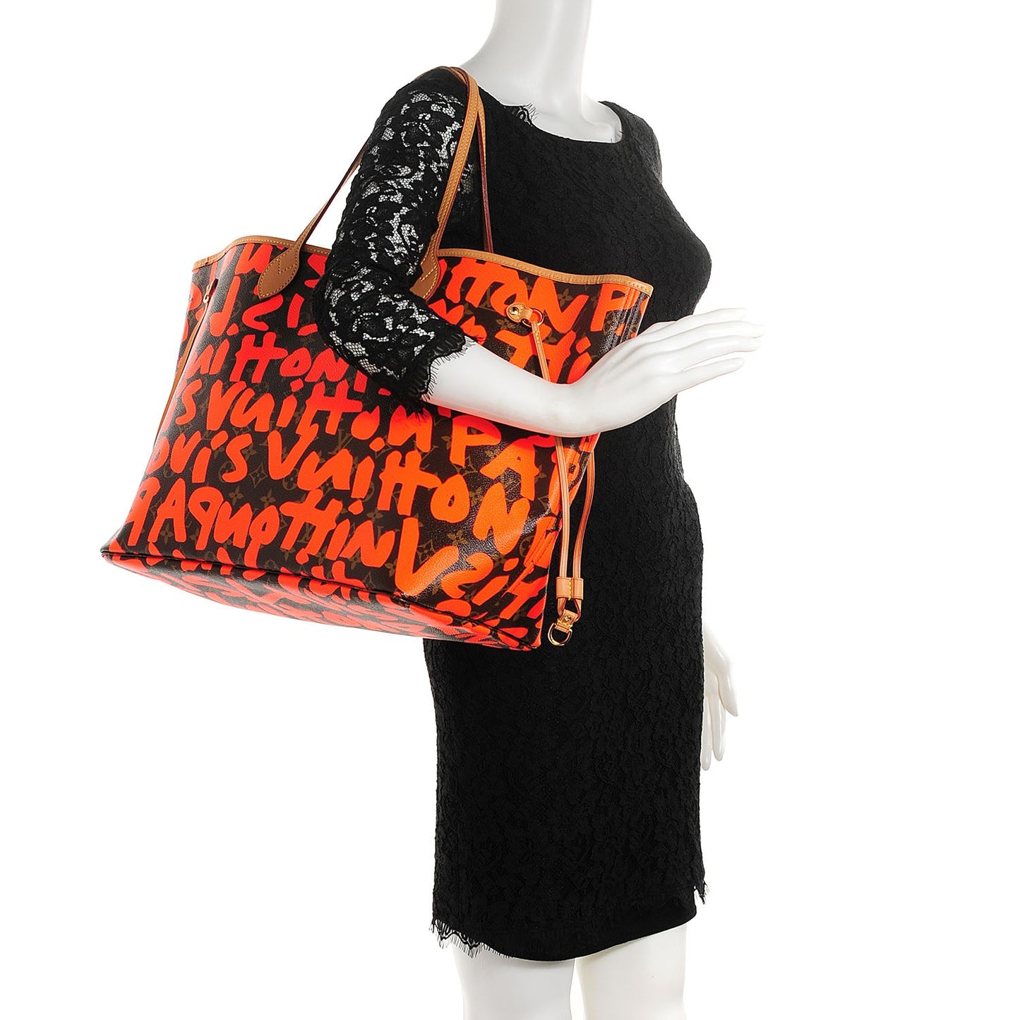 Monogram Graffiti Neverfull GM Orange