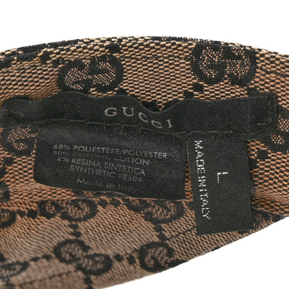 Gucci Monogram Visor Hat L Beige Blue 7 of 9