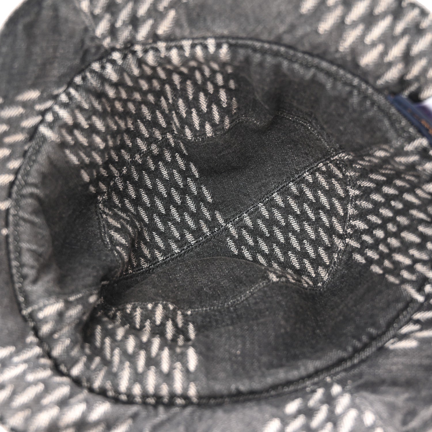 Louis Vuitton x NIGO Monogram Giant Denim Giant Damier Wave Sun Hat 60 Gray 7 of 8