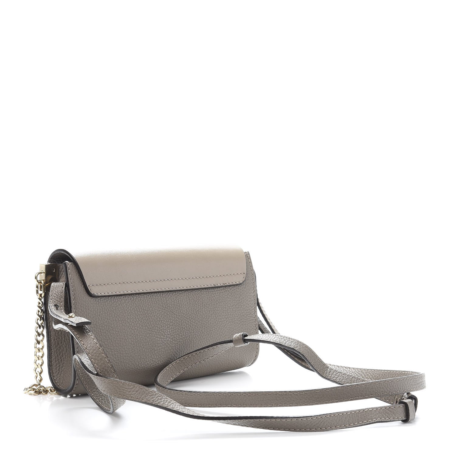 Chloe Calfskin Mini Faye Shoulder Bag Motty Grey 3 of 12