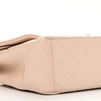 Chanel Caviar Quilted Maxi Double Flap Light Beige 5 of 12