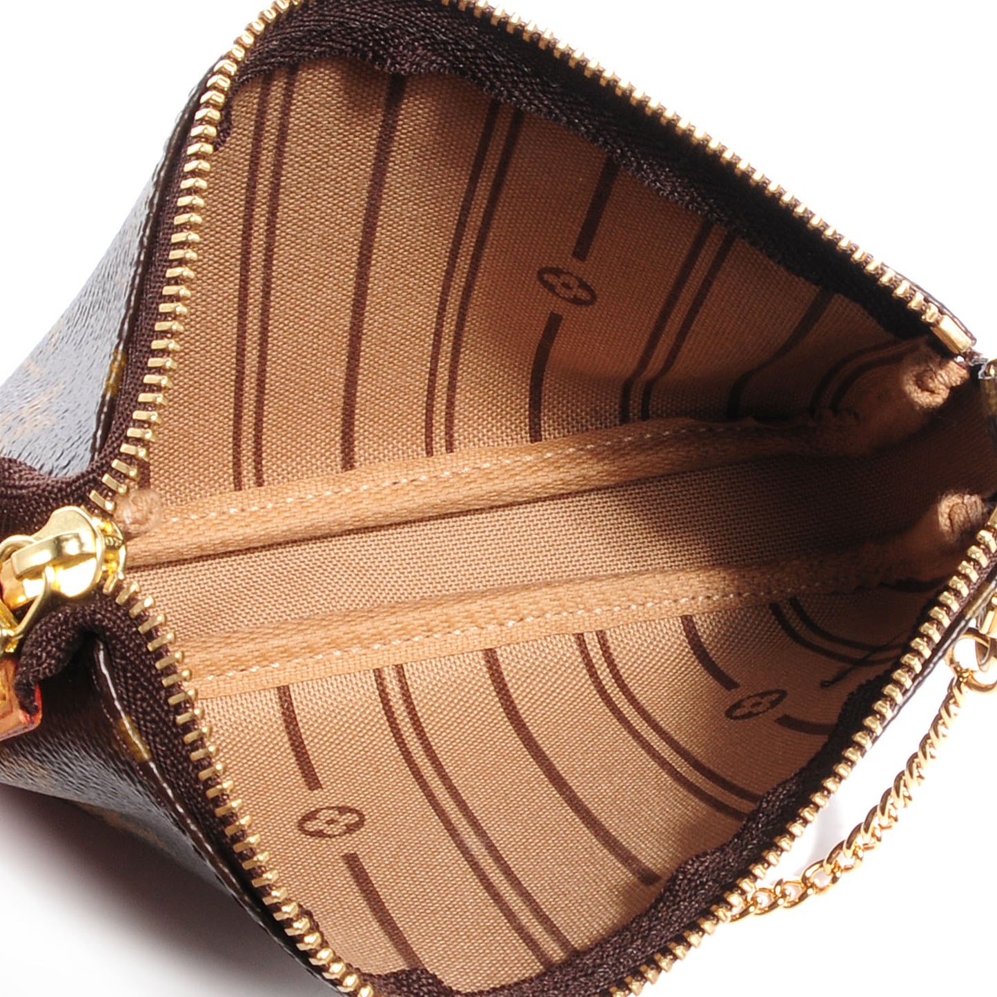 Monogram Complice Trunks and Bags Mini Pochette Accessories Beige