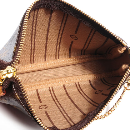 Louis Vuitton Monogram Complice Trunks and Bags Mini Pochette Accessories Beige 4 of 7