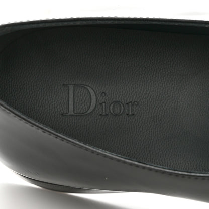 Christian Dior Calfskin Lace Up Oxford Loafers 40.5 Black 7 of 9