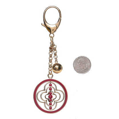 Louis Vuitton Whirly Flower Bag Charm Rose Indien 2 of 4