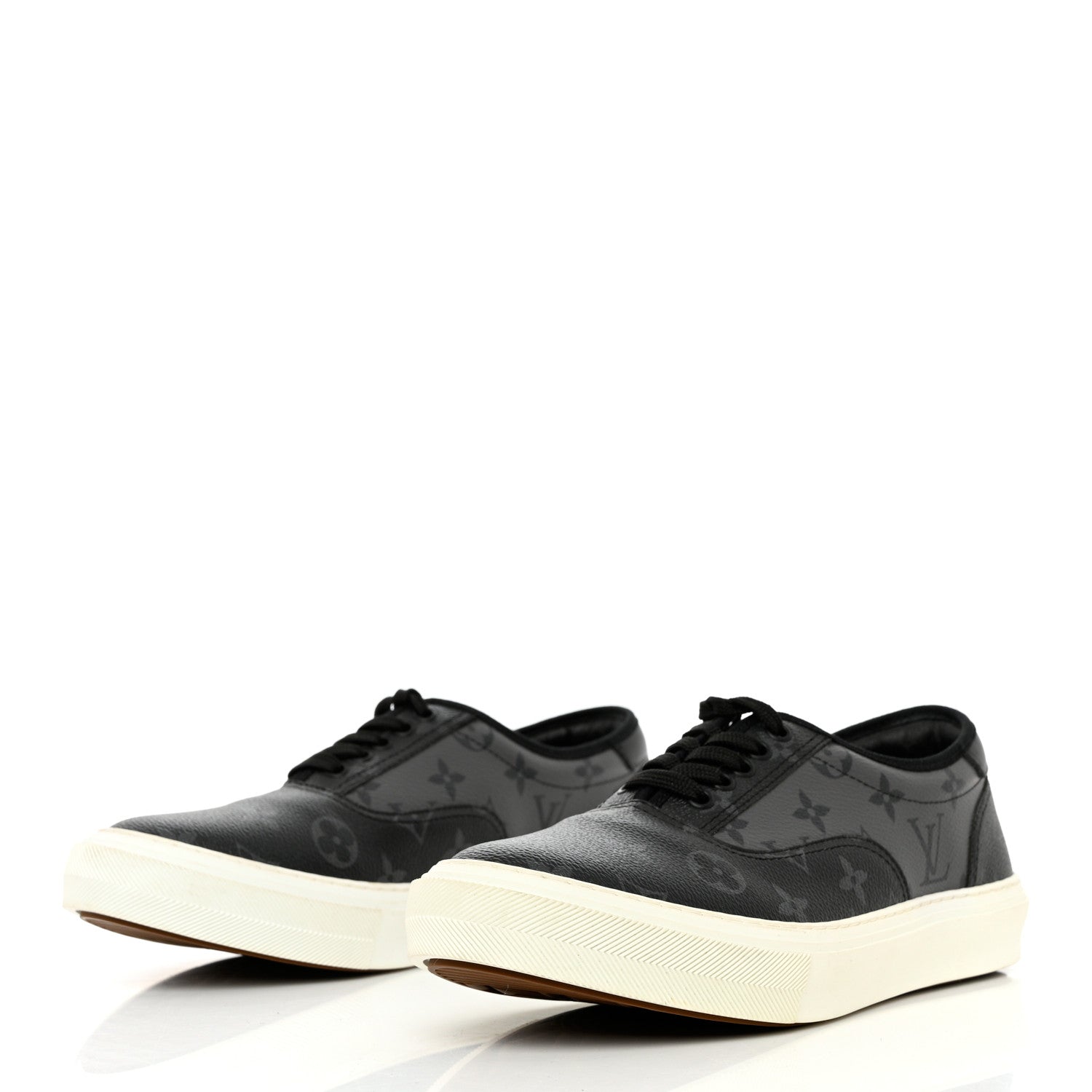 Louis Vuitton Monogram Eclipse Trocadero Richelieu Sneakers 8 3 of 10