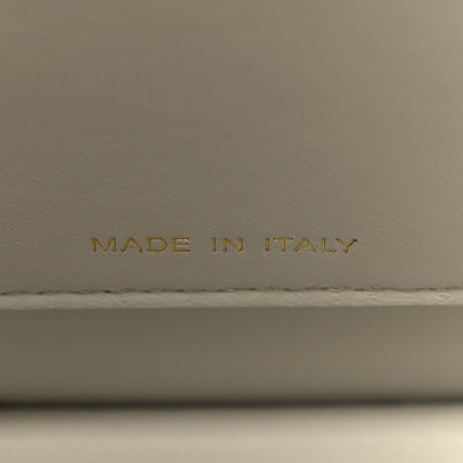 Fendi Vitello Seta Nappa Plexiglass Bi-Color Small Peekaboo I SEE U Satchel White Ice Sand 7 of 10