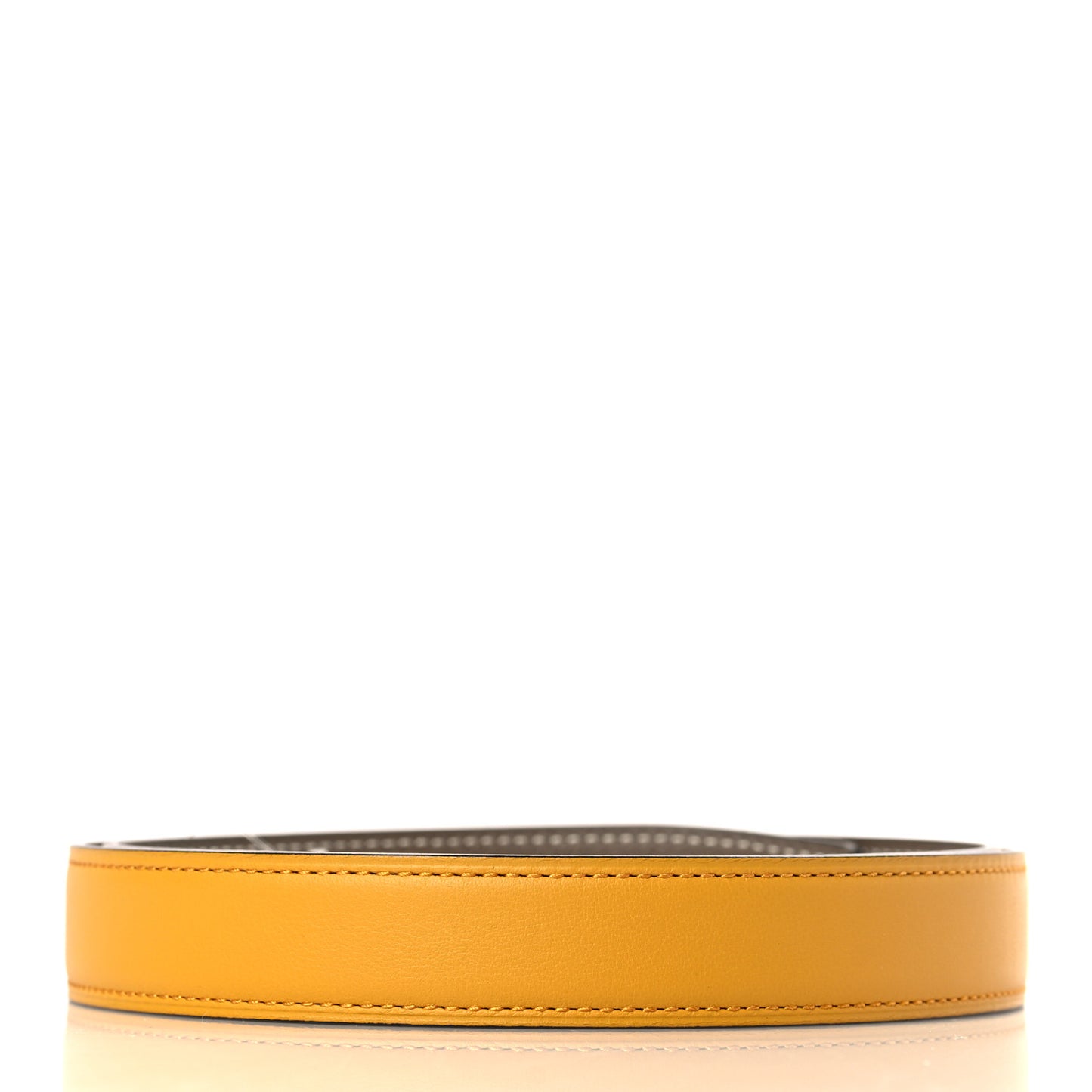 Swift Epsom 24mm Belt Strap 80 32 Jaune Ambre Etoupe