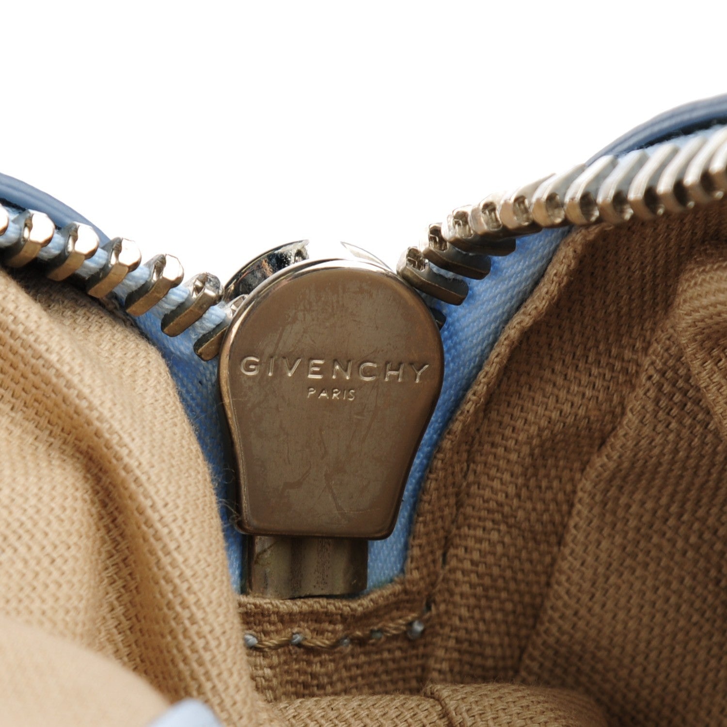 Givenchy Waxed Calfskin Small Nightingale Light Blue 2 of 9