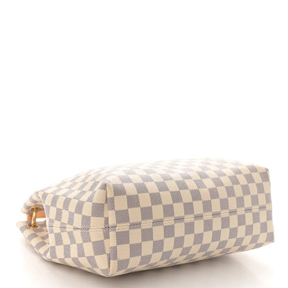 Louis Vuitton Damier Azur Graceful PM Rose Ballerine 4 of 11
