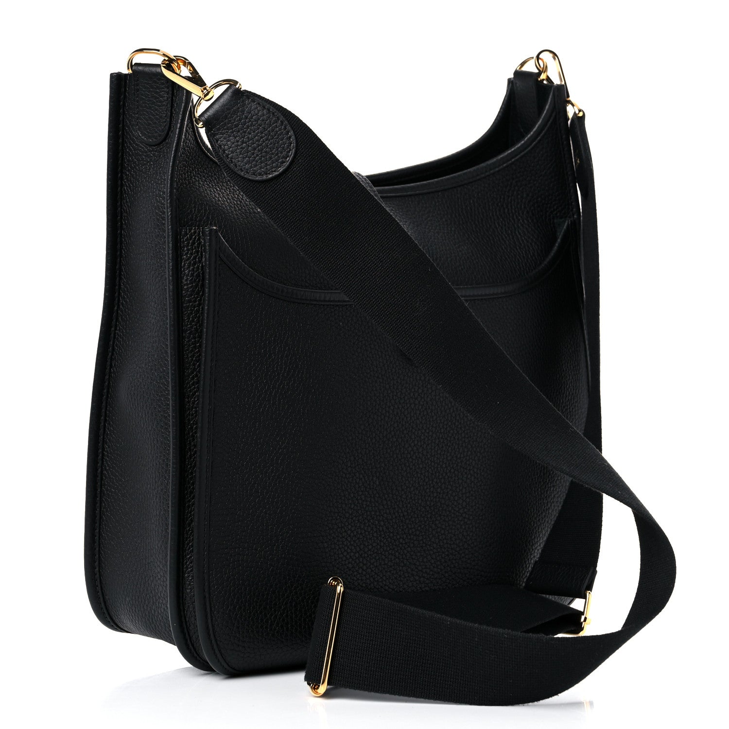 Hermes Taurillon Clemence Evelyne III GM Black 3 of 10