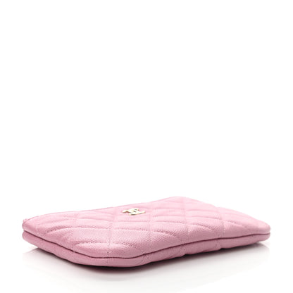 Chanel Caviar Quilted Small Cosmetic Case Pink 4 of 8
