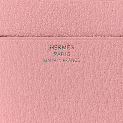Hermes Chevre Mysore Tri-Fold Compact Bearn Wallet Rose Sakura 6 of 8
