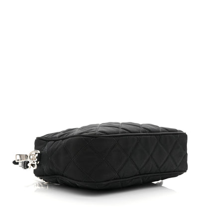 Prada Nylon Tessuto Impuntu Quilted Bandoliera Crossbody Bag Black 4 of 10