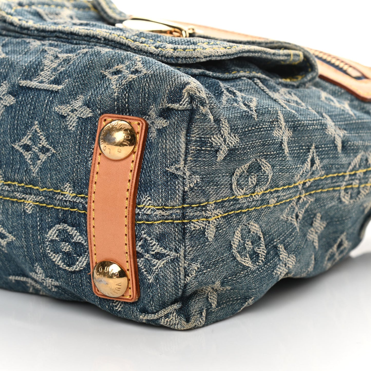 Monogram Denim Baggy PM Blue