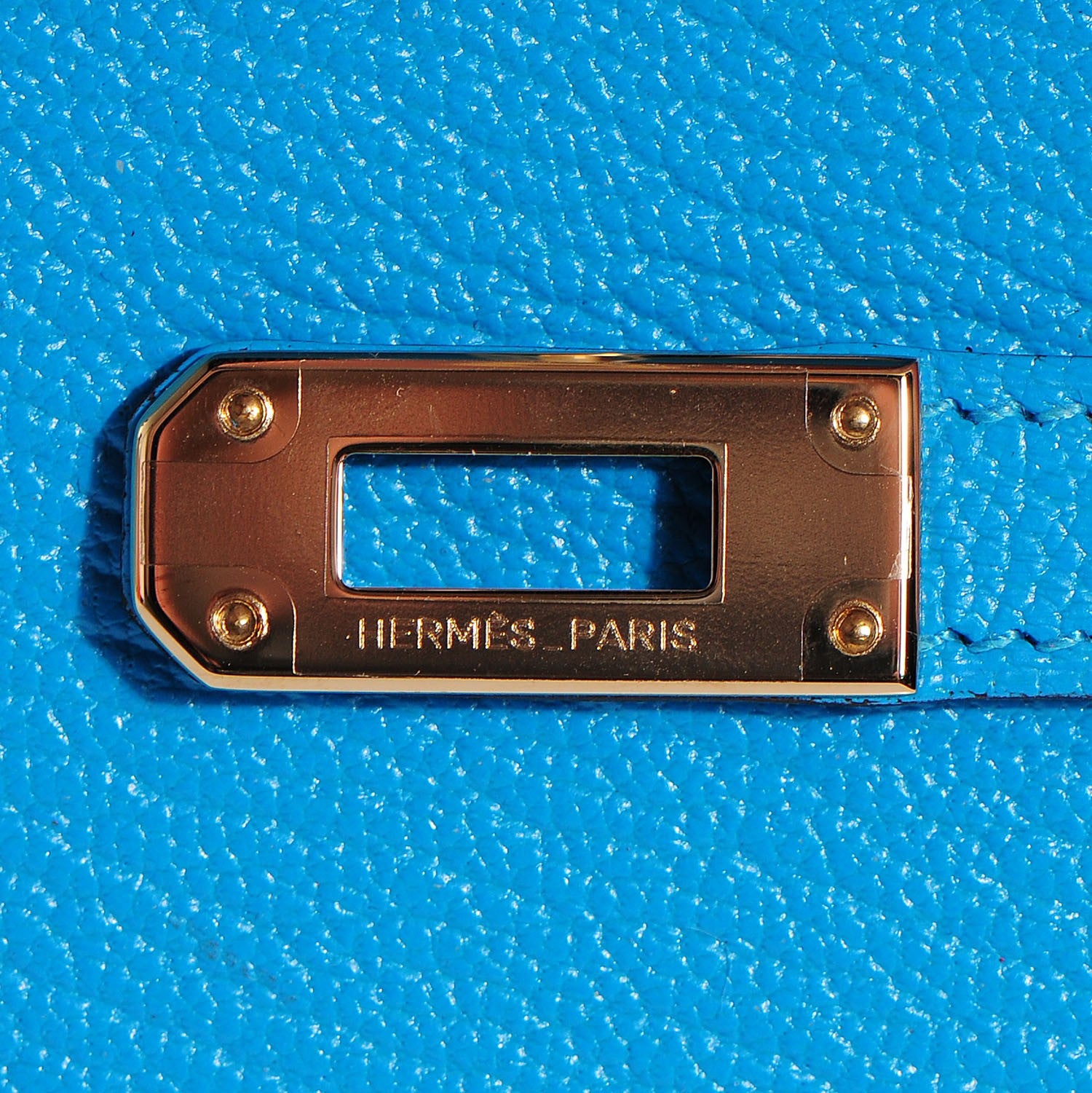 Hermes Chevre Mysore Kelly Longue Wallet Bleu Azteque 8 of 16