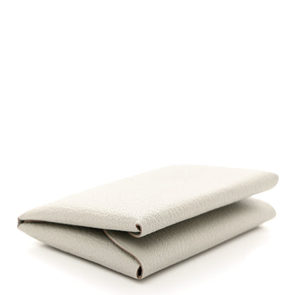 Hermes Chevre Mysore Calvi Duo Card Case Gris Perle 4 of 8