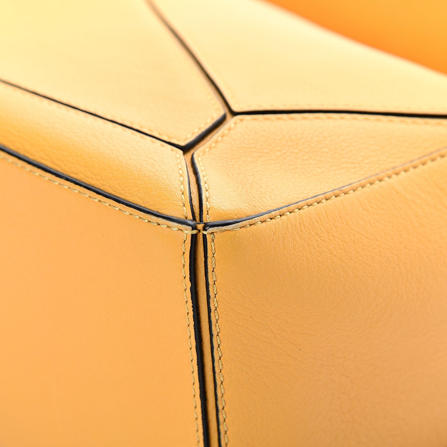 Calfskin Small Puzzle Bag Narcisus Yellow