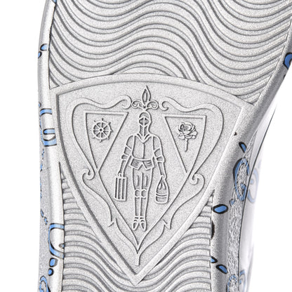 Gucci Miro Rubber Wax GucciGhost Print Mens New Ace Sneakers 7 Silver 8 of 9
