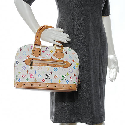 Louis Vuitton Monogram Multicolor Alma White 2 of 7