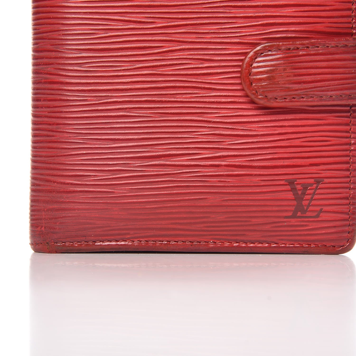 Louis Vuitton Epi Porte Billets Compact Wallet Red 8 of 15