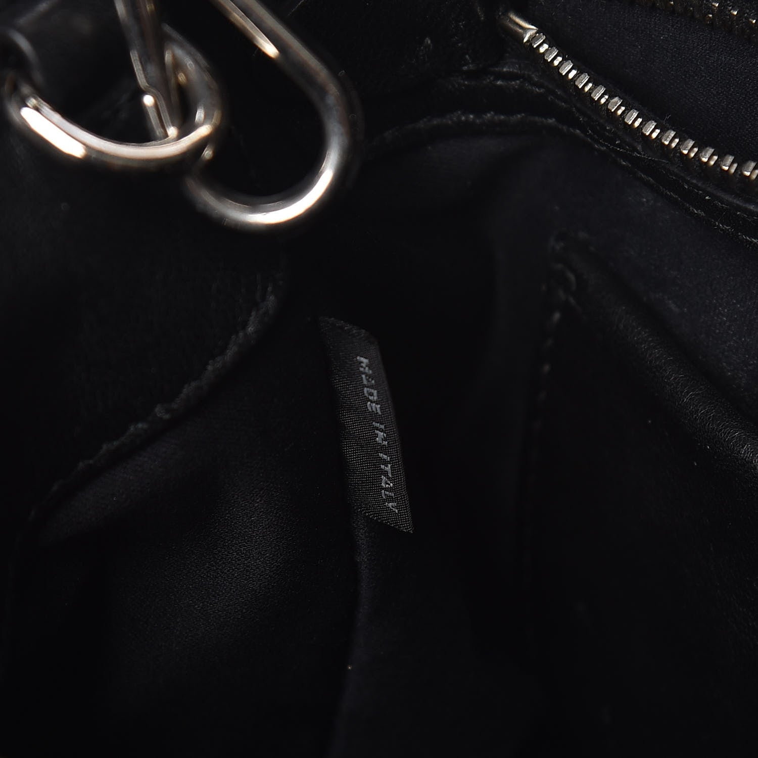 Miu Miu Nappa Matelasse Tote Black 7 of 10