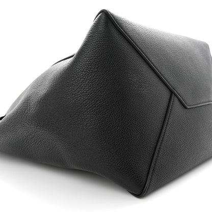 Celine Soft Grained Calfskin Medium Belt Cabas Phantom Black 9 of 11