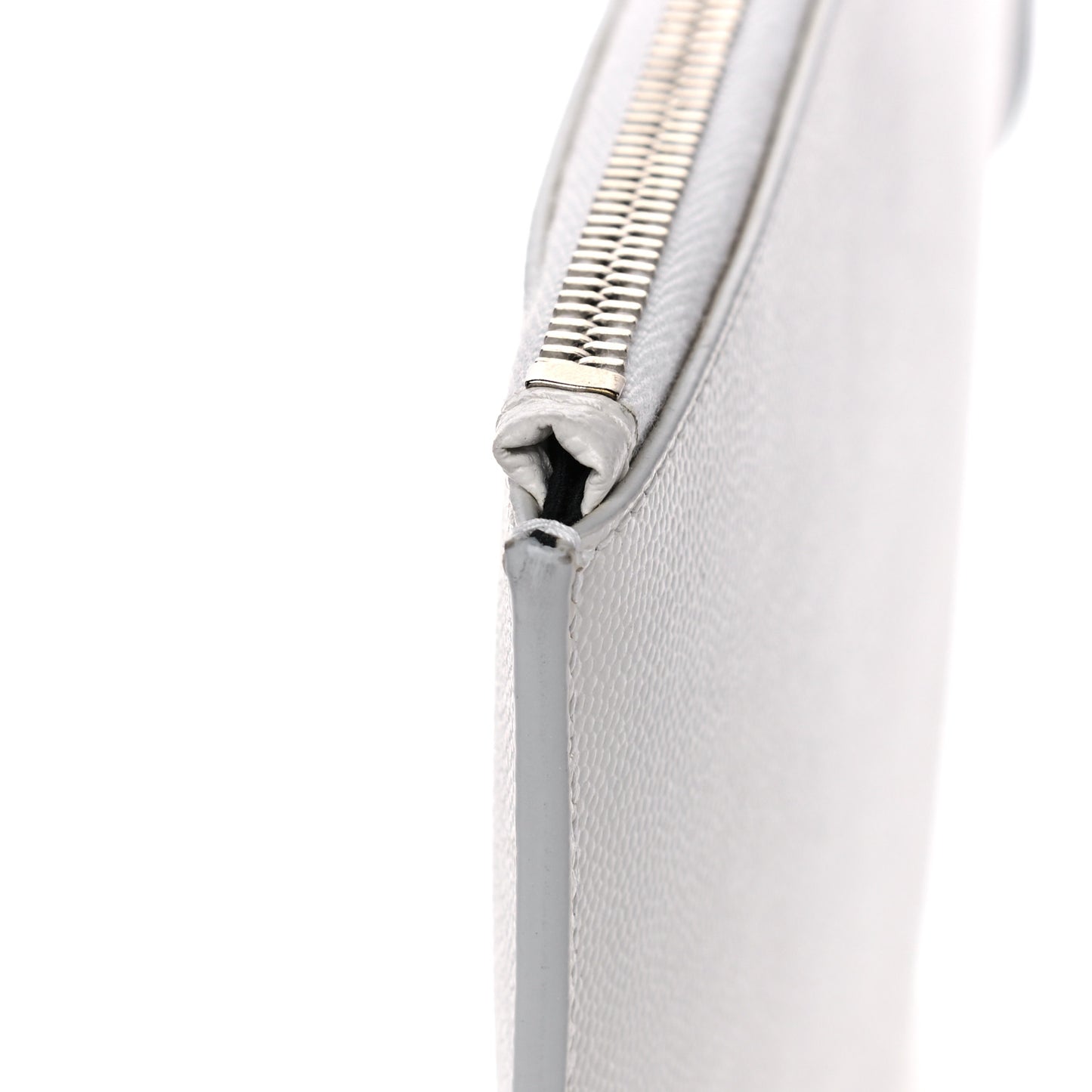 Grain de Poudre Zipped Document Holder White