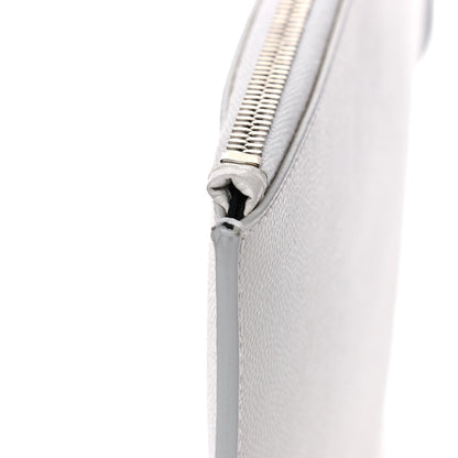 Saint Laurent Grain de Poudre Zipped Document Holder White 12 of 12