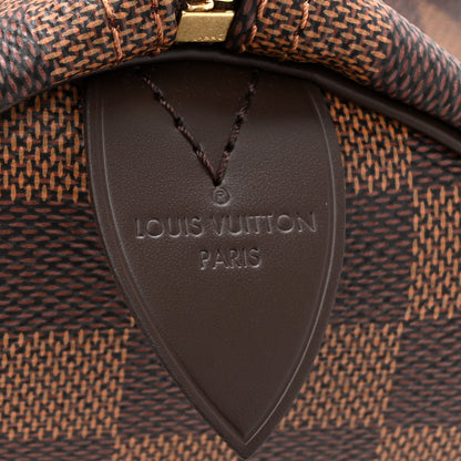 Louis Vuitton Damier Ebene Speedy 30 6 of 10