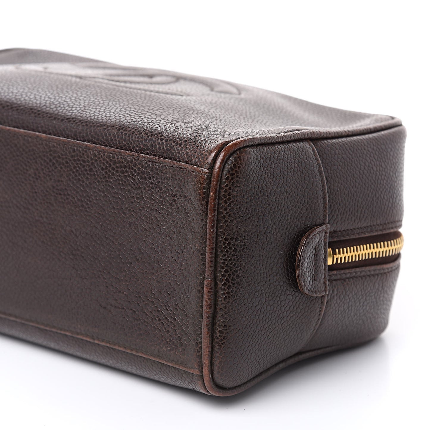 Caviar Timeless CC Cosmetic Pouch Bag Brown