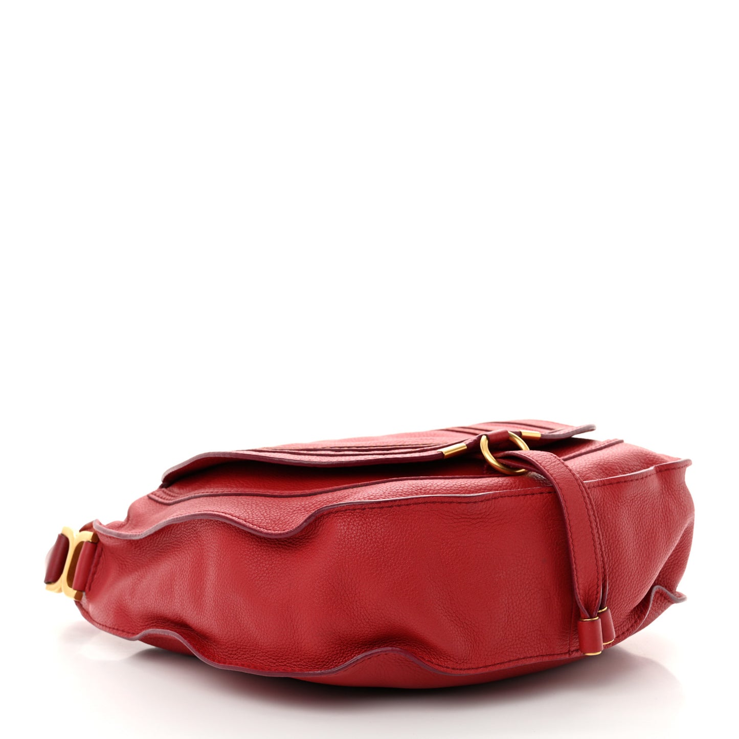 Calfskin Medium Marcie Hobo Garnet