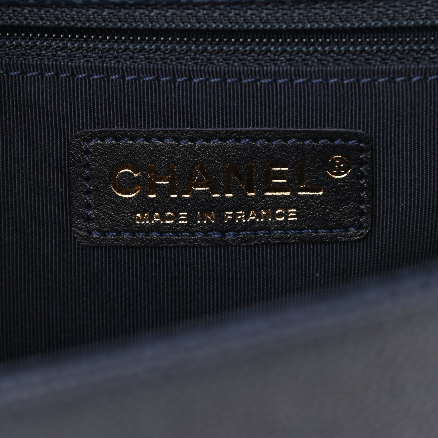 Caviar Quilted New Medium Boy Flap Dark Navy Blue